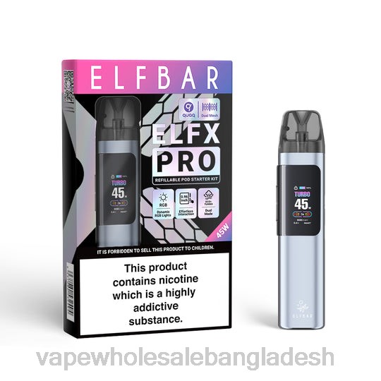 Vape Shop Bd Dhaka - ELFBAR ELFX Pro পড ডিভাইস খুলুন কালো JV6D5