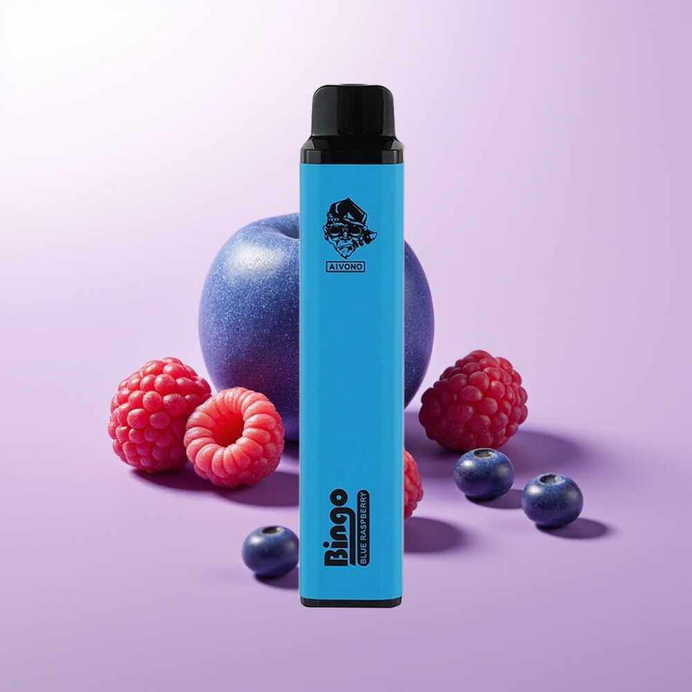 Aivono AIM BINGO 4000 Puffs ডিসপোজেবল ভেপ নীল রাস্পবেরি 10mL