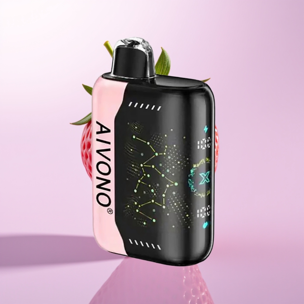 Aivono Aim Boom 25000 Puffs ডিসপোজেবল ভেপ স্ট্রবেরি বি পপ 28ml