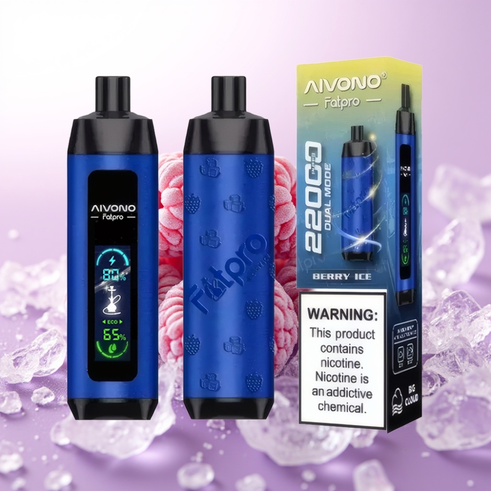 Aivono Aim Fatpro 22000 Puffs বেরি আইস 0.6 ohm Mesh Coil