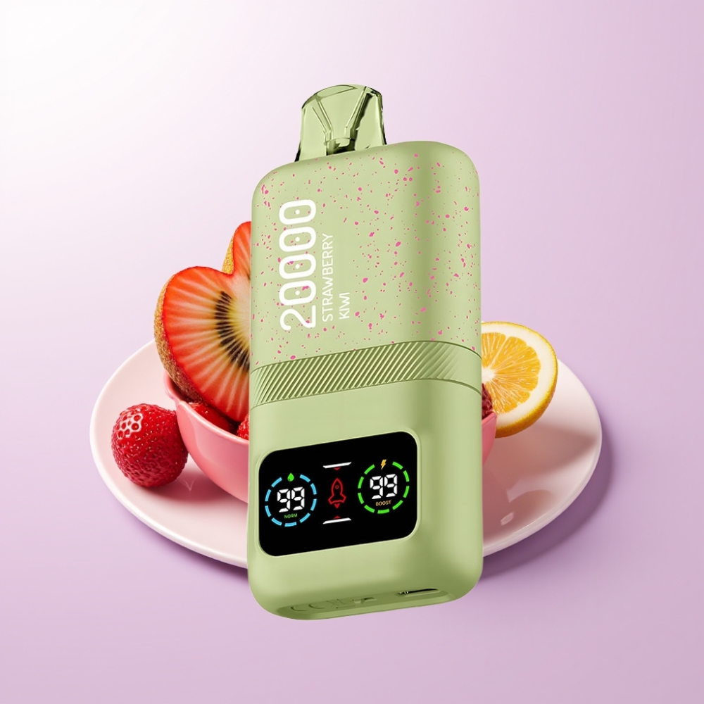 Aivono AIM MAGIC 20000 Puffs স্ট্রবেরি কিউই ডুয়াল মেশ কয়েল