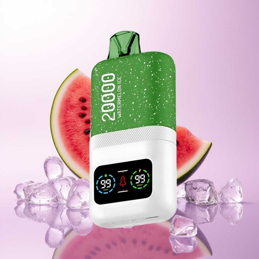 Aivono Aim Magic 20000 Puffs ডিসপোজেবল ভেপ তরমুজ বরফ 26ml ডুয়াল মেশ কয়েল