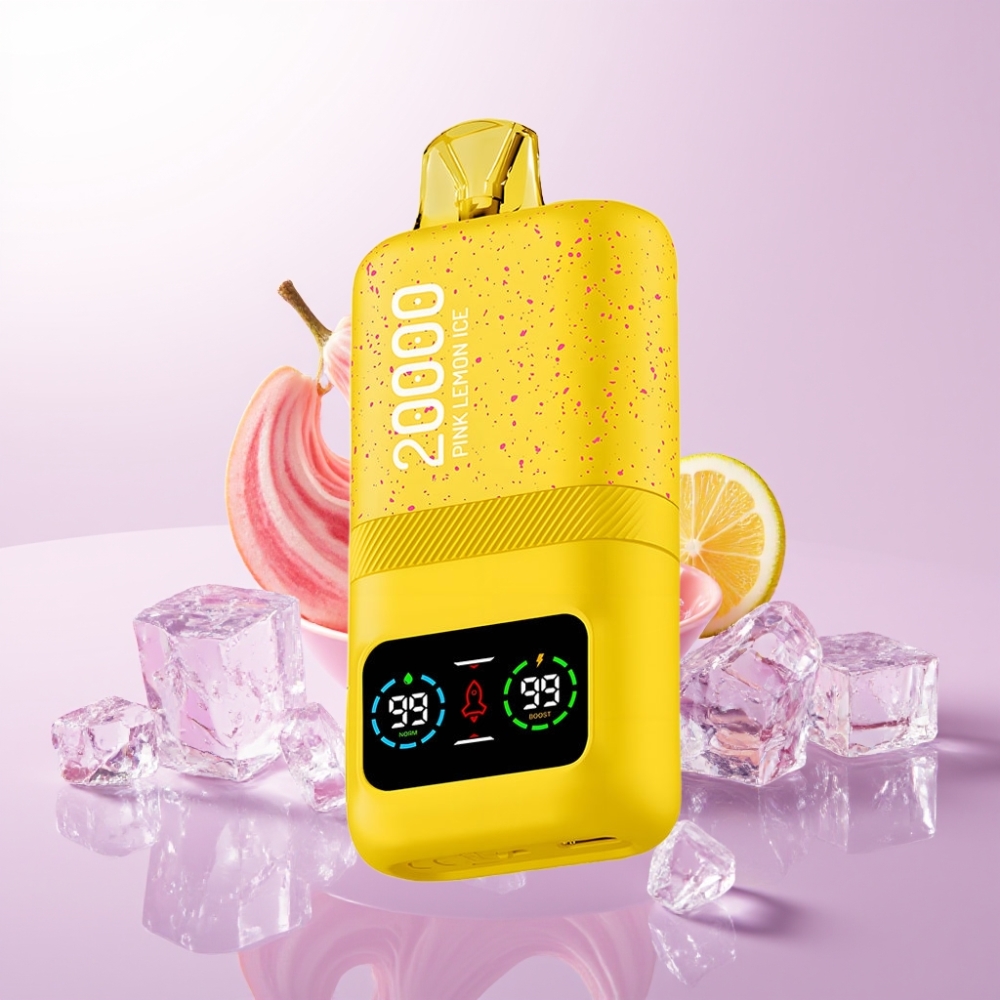 Aivono Aim Magic 20000 Puffs ডিসপোজেবল ভেপ পিঙ্ক লেমন আইস 26ml