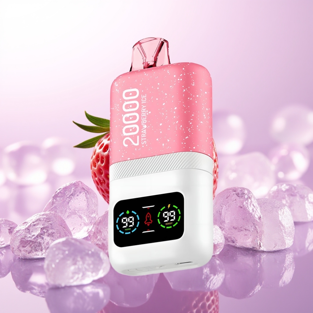 Aivono Aim Magic 20000 Puffs ডিসপোজেবল ভেপ স্ট্রবেরি আইস Type-c রিচার্জেবল