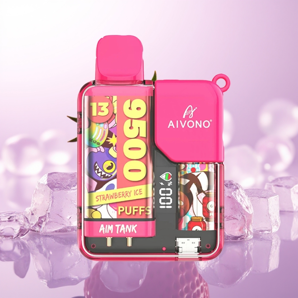 Aivono AIM-TANK 9500 Puffs স্ট্রবেরি আইস 18ml