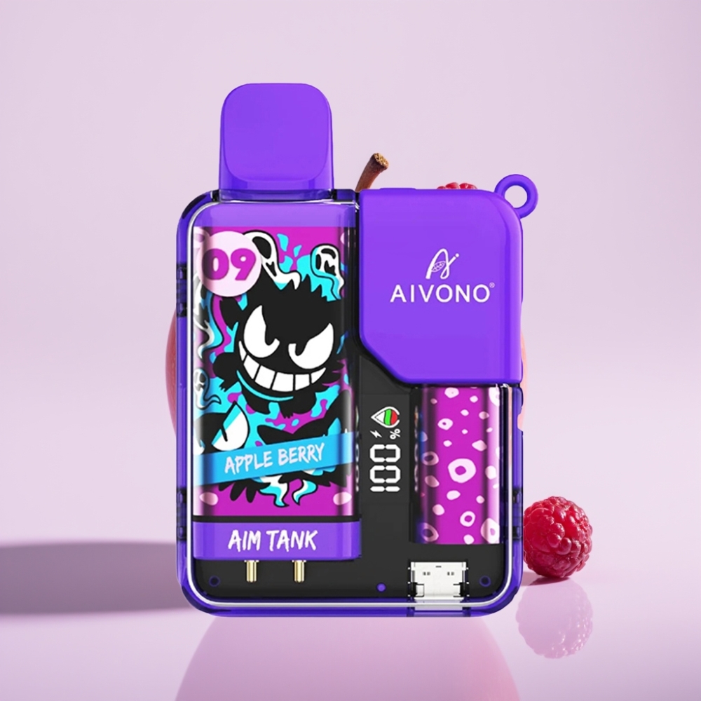 Aivono AIM-TANK 9500 Puffs আপেল বেরি 18ml 650mAh