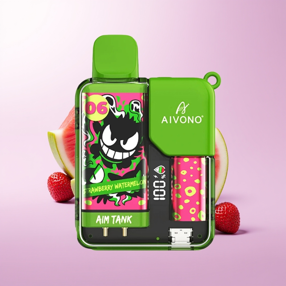 Aivono AIM-TANK 9500 Puffs স্ট্রবেরি তরমুজ 18ml 650mAh
