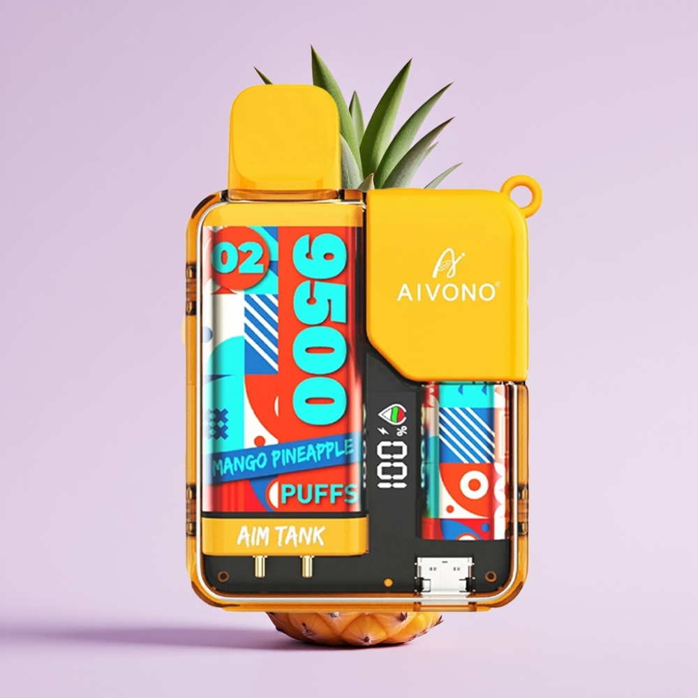Aivono Aim-TANK 9500 Puffs আম-আনারস 18ml 650mAh