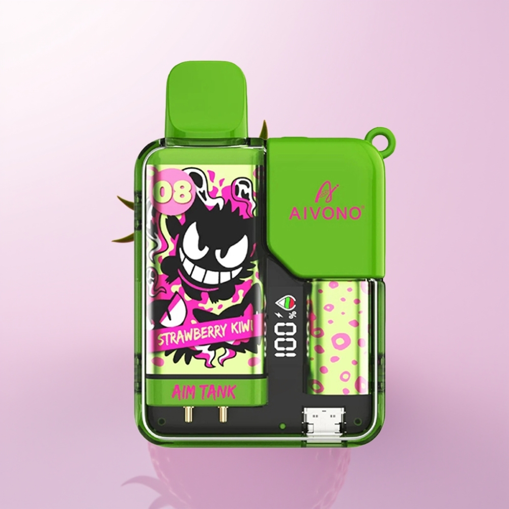 Aivono Aim-TANK 9500 Puffs স্ট্রবেরি লিবি 18ml 650mAh