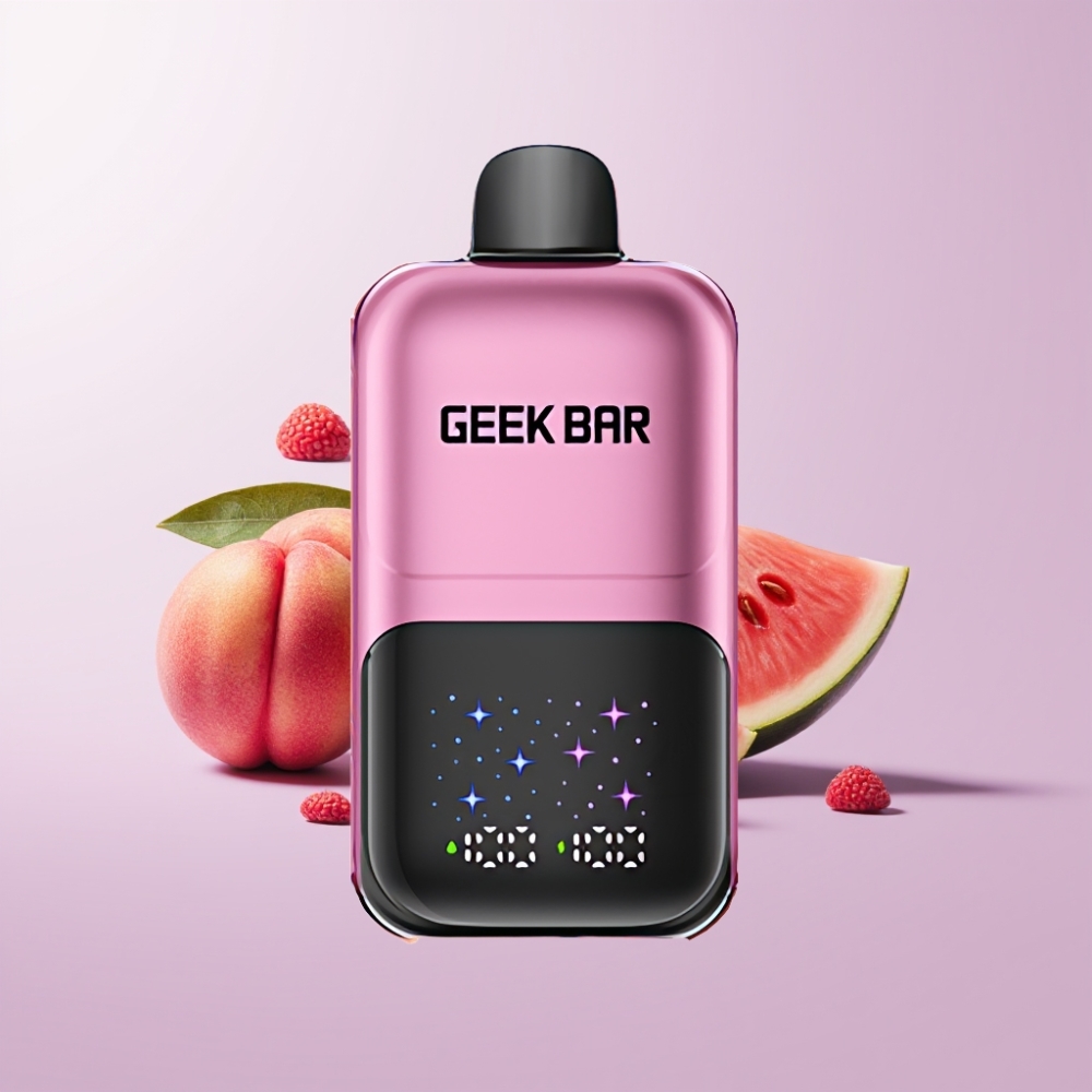 GEEK BAR 2GO 50000 Puffs পিচ ও তরমুজ 20mL ডুয়াল ট্যাঙ্ক রিচার্জেবল