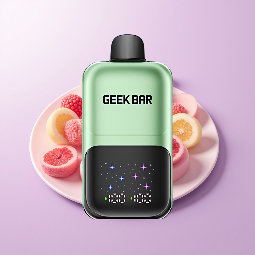 GEEK BAR 2GO 50000 Puffs টক ক্যান্ডি ও টক ফ্রুটস 20mL ডুয়াল ট্যাঙ্ক