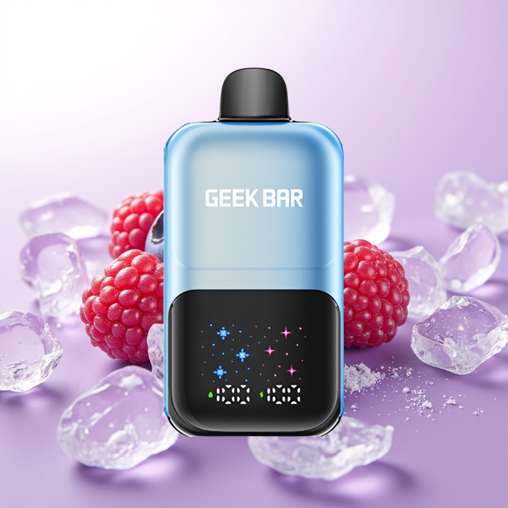 GEEK BAR 2GO 50000 Puffs ডুয়াল ট্যাঙ্ক ব্লুবেরি রাস্পবেরি আইস