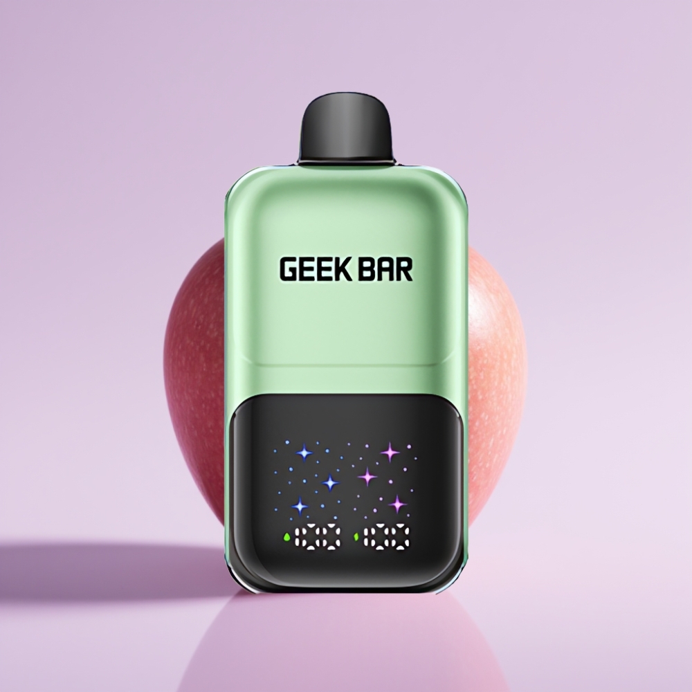 GEEK BAR 2GO 50000 Puffs ডাবল আপেল A&B ইন্টারেক্টিভ লার্জ স্ক্রিন