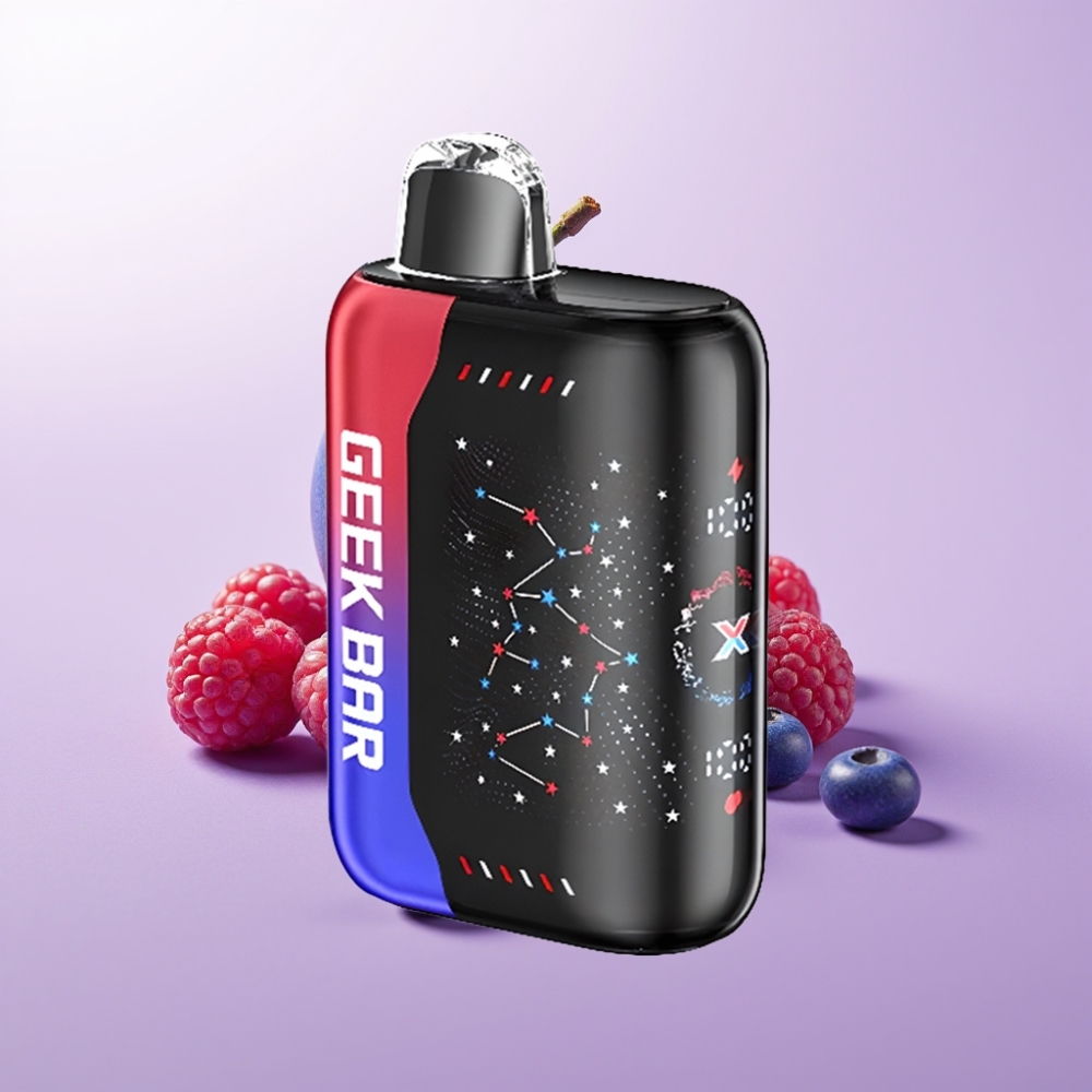 GEEK BAR Pulse X 25000 Puffs ডিসপোজেবল ভেপ প্যাট্রিয়ট এডিশন 18mL 0-5% নিকোটিন