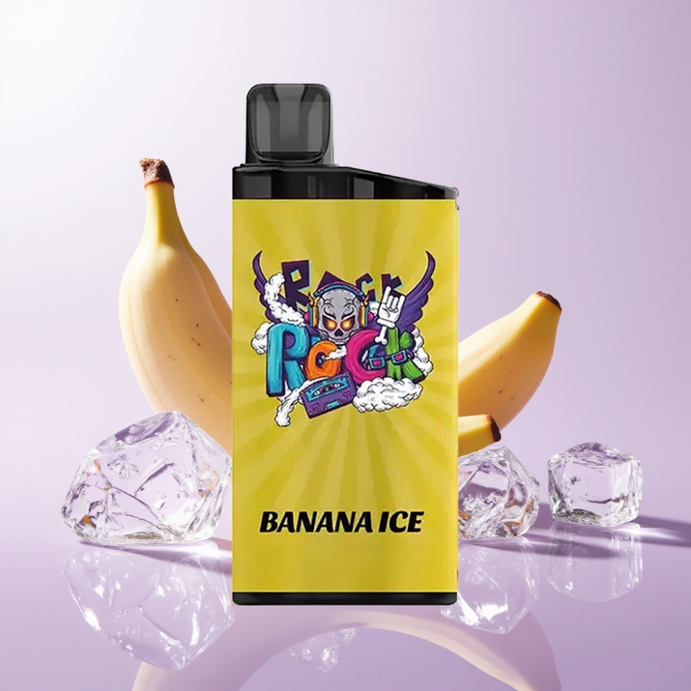 IGET Bar 3500 Puffs ডিসপোজেবল ভেপ কলা বরফ 1400 mAh
