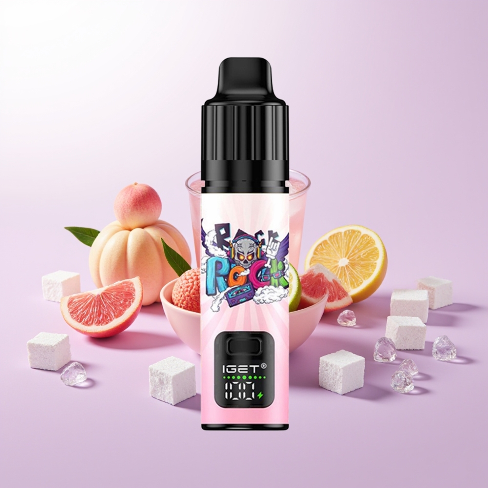 IGET BAR PLUS S3 POD 10000 Puffs ডিসপোজেবল ভেপ পিচ লিচি লাইম বরফ