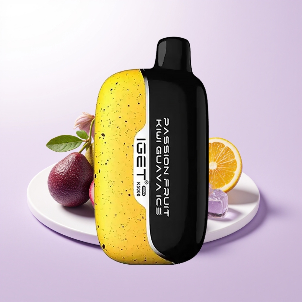 IGET Moon K5000 Puffs 5000 পাফস প্যাশন ফ্রুট কিউই গুয়াভা আইস 81.5 গ্রাম
