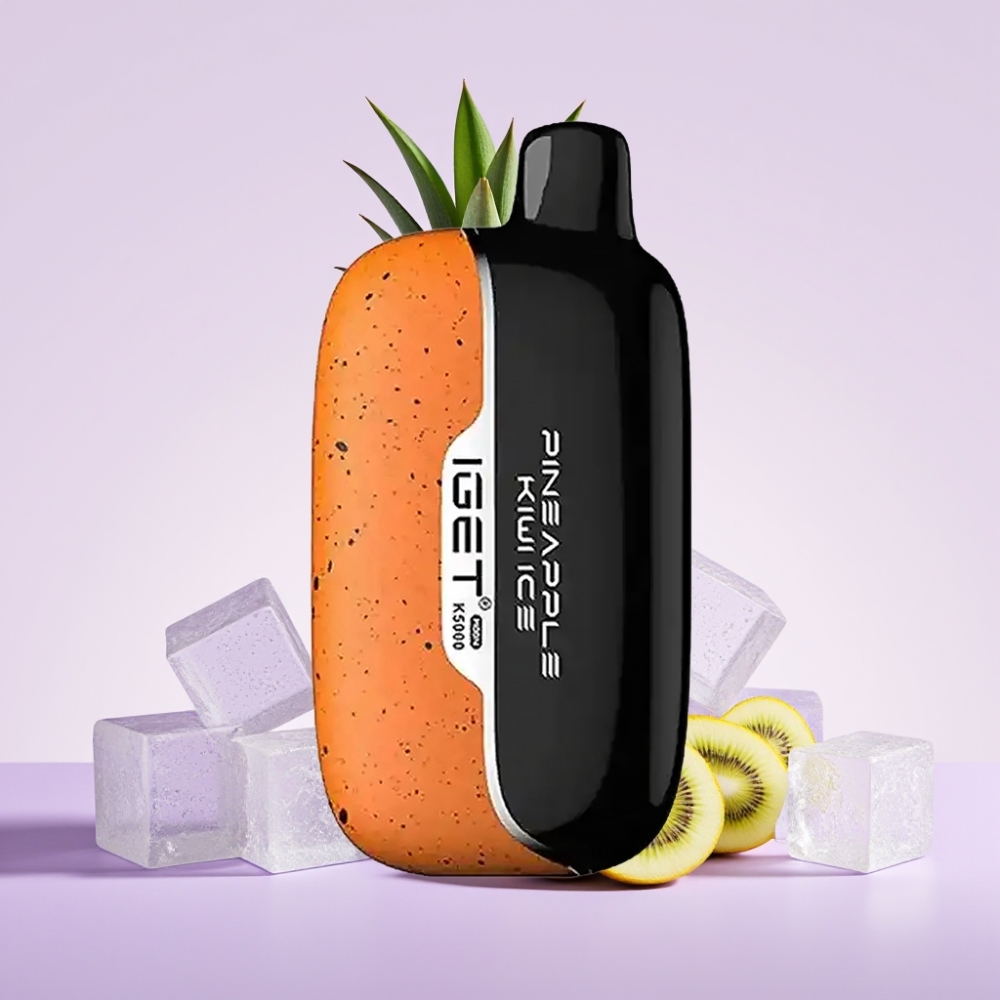 IGET Moon K5000 Puffs 5000 ডিসপোজেবল ভেপ আনারস কিউই আইস 81.5g