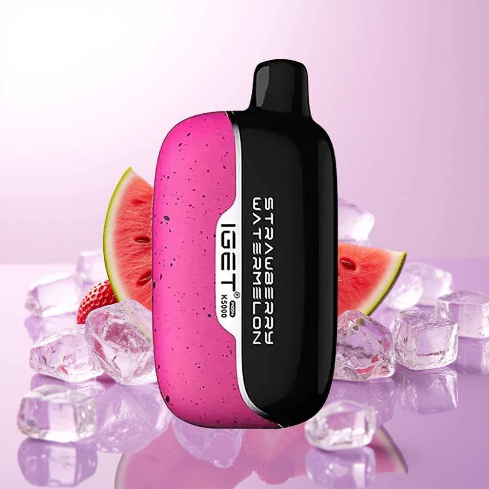 IGET Moon K5000 Puffs স্ট্রবেরি তরমুজ বরফ 81.5g 5000 Puffs