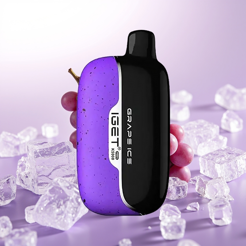 IGET Moon K5000 Puffs Disposable Vape আঙ্গুর বরফ 5000 Puffs 81.5g