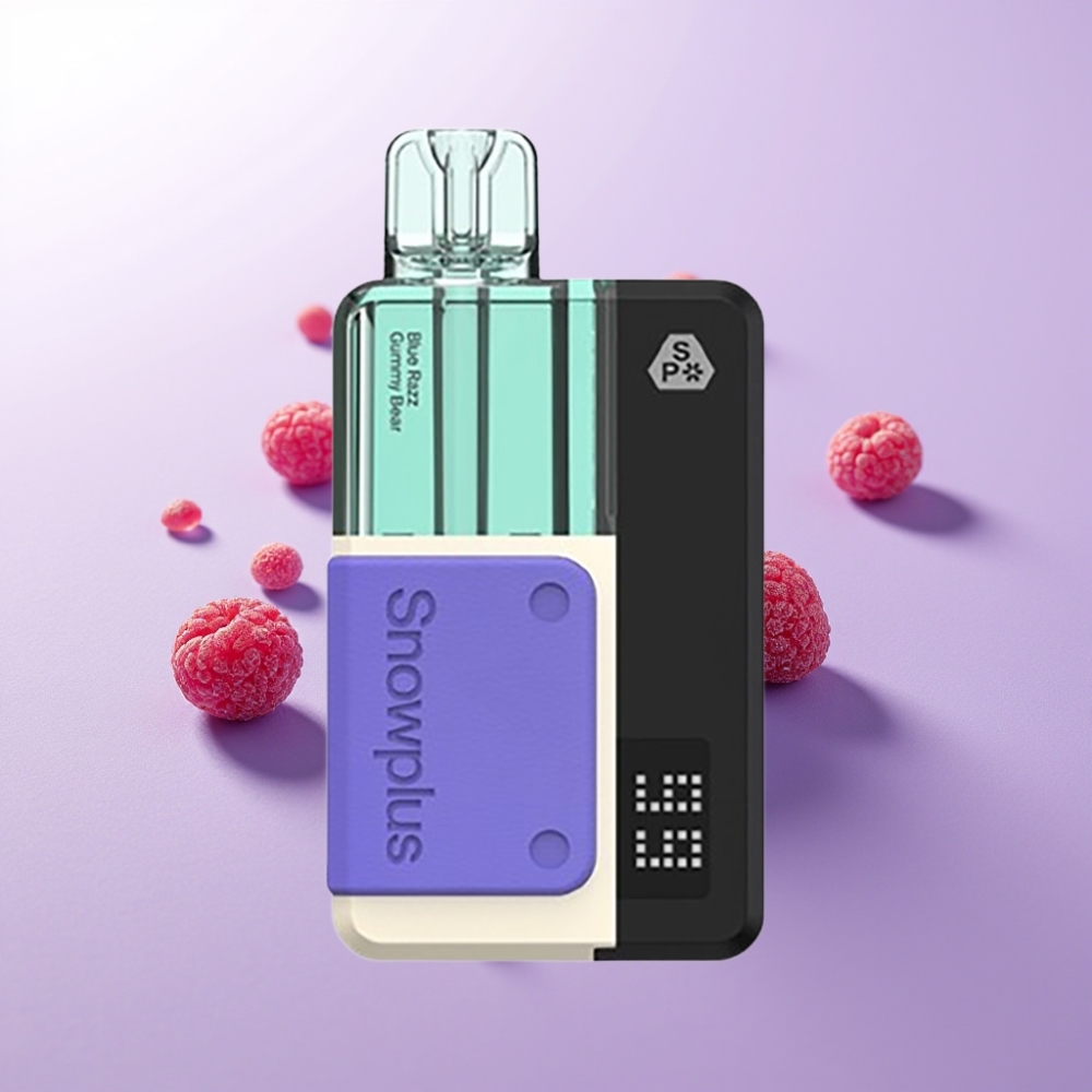 Snowplus Swift 5000 Puffs Prefilled Pod Kit নীল রাস গামি বিয়ার ডুয়াল মেস