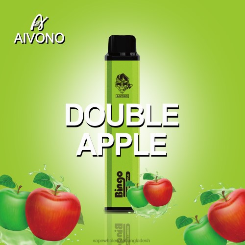 Vape Bangladesh - Aivono AIM BINGO 4000 ডবল আপেল 40X0R138