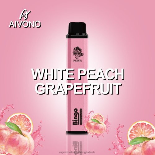 Vape Price In Dhaka - Aivono AIM BINGO 4000 সাদা পীচ জাম্বুরা 40X0R134