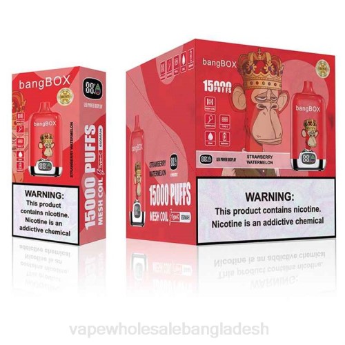 Vape BD Online - স্ট্রবেরি তরমুজ F6D8136 Bang Box 15000