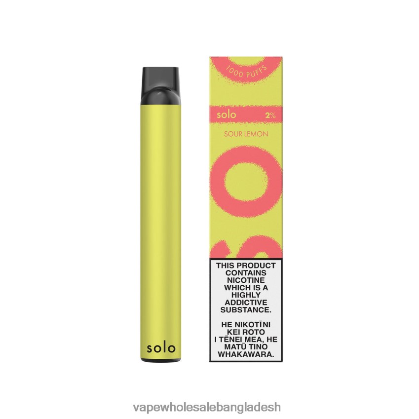 Vape Wholesale Supplier - Solo নিষ্পত্তিযোগ্য vape টক লেবু 406XLL12