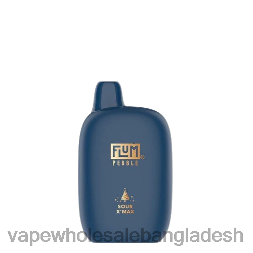 E Cigarette Price - FLUM PEBBLES 6000 পাফস (ক্রিসমাস সংস্করণ) টক xmax 6666B10