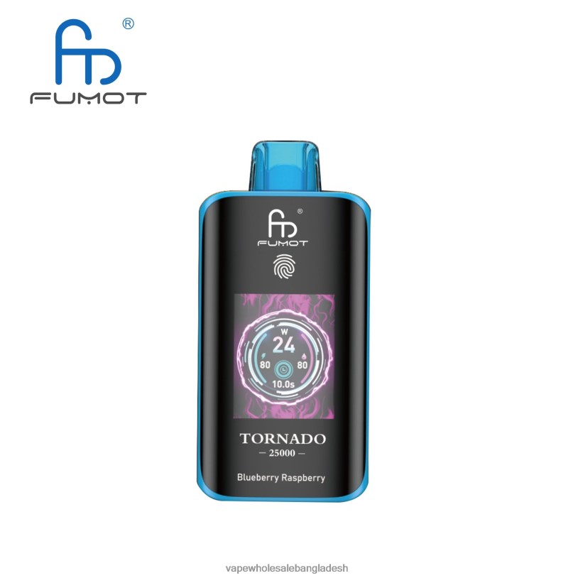 Vape Dhaka - Fumot Tornado 25000 ডিসপোজেবল ভ্যাপ ব্লুবেরি রাস্পবেরি 0LJ883