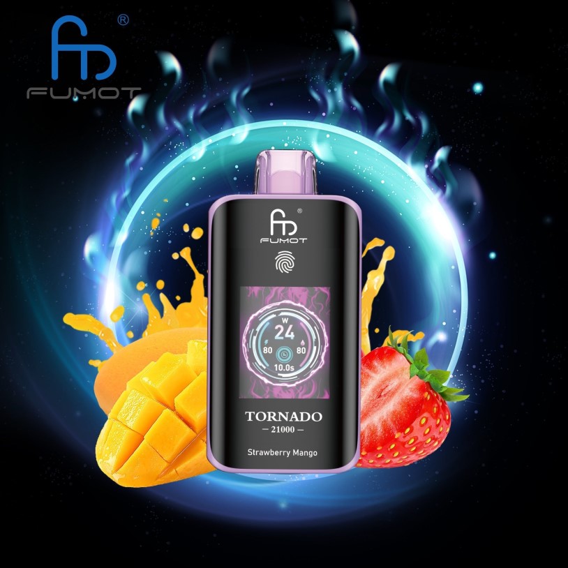 Vape Wholesale Bangladesh - Fumot Tornado 25000 ডিসপোজেবল ভ্যাপ স্ট্রবেরি আম 0LJ8811