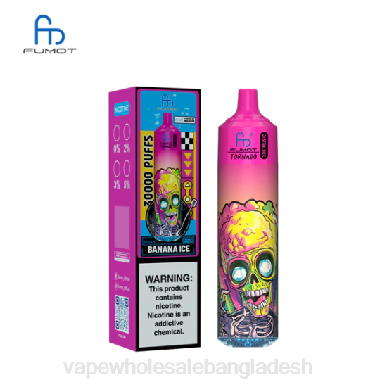 Vape Wholesale Bangladesh - Fumot Tornado 30k সঙ্গীত কলা বরফ 6T6V1