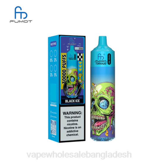 Vape Wholesale Supplier - Fumot Tornado 30k সঙ্গীত কালো বরফ 6T6V2