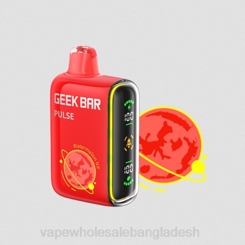 E Cigarette Price - তরমুজ বরফ F6D880 GEEK BAR Pulse গ্রহ সংস্করণ 7500 পাফ/15000 পাফ