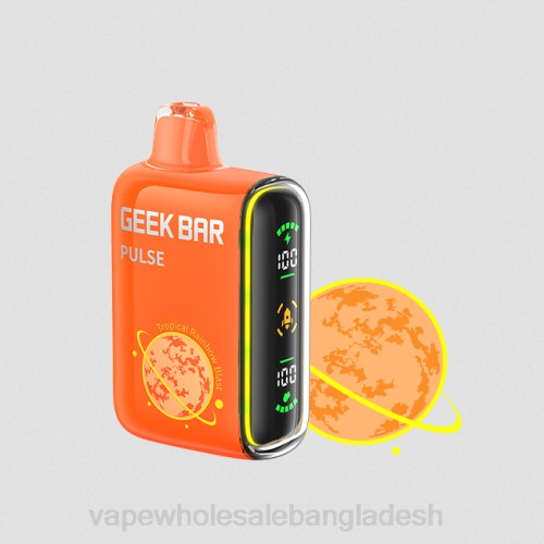 Vape Bangladesh - গ্রীষ্মমন্ডলীয় রংধনু বিস্ফোরণ F6D878 GEEK BAR Pulse গ্রহ সংস্করণ 7500 পাফ/15000 পাফ