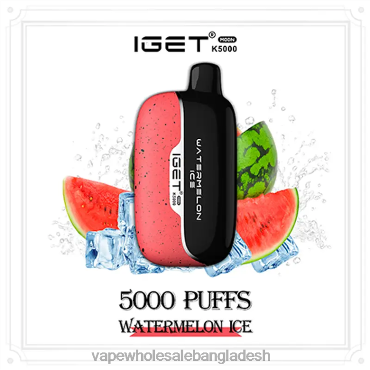 Vape Bangladesh - IGET Moon k5000 Z2BRF8 তরমুজ বরফ