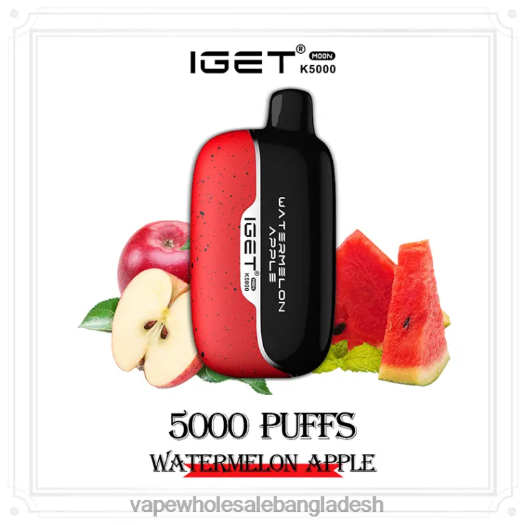 Vape Bd Online - IGET Moon k5000 Z2BRF6 তরমুজ আপেল