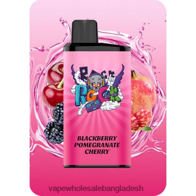 Vape Wholesale Supplier - IGET Bar প্রো 64JLD612 ব্যাকবেরি ডালিম চেরি