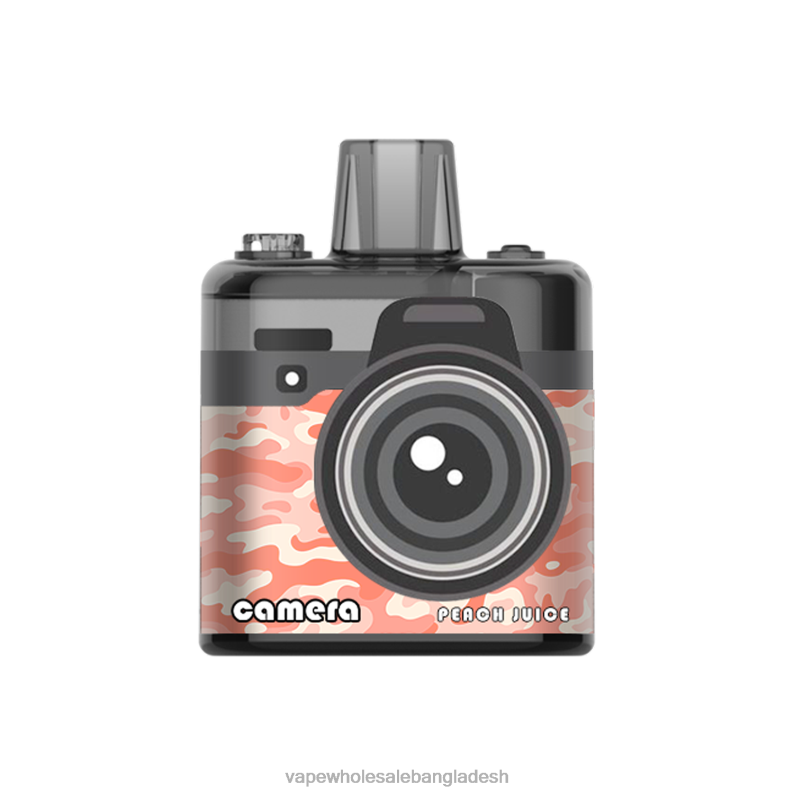 Vape Price In Dhaka - LAVIE Camera 8000 পাফ 64RHX174 পীচ রস