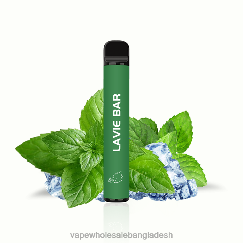 E Cigarette Price - LAVIE BAR 2% সংস্করণ 800 পাফস 64RHX320 ঠান্ডা পুদিনা