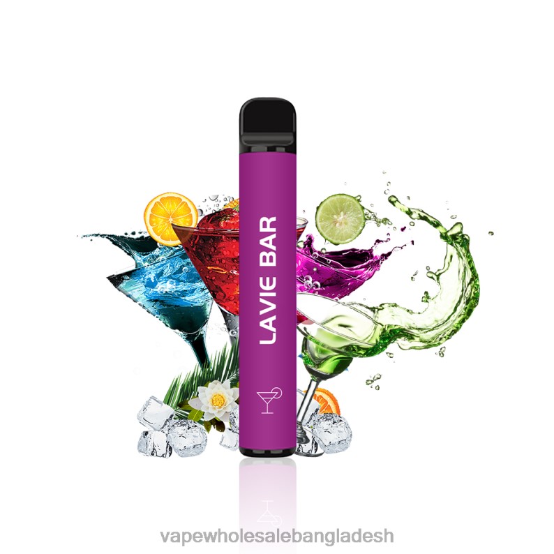 Vape Bangladesh Price - LAVIE BAR 2% সংস্করণ 800 পাফস 64RHX319 ককটেল