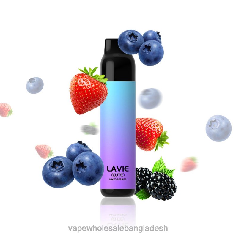 Vape Bangladesh Price - LAVIE BAR 3000 পাফ 64RHX289 মিশ্র বেরি