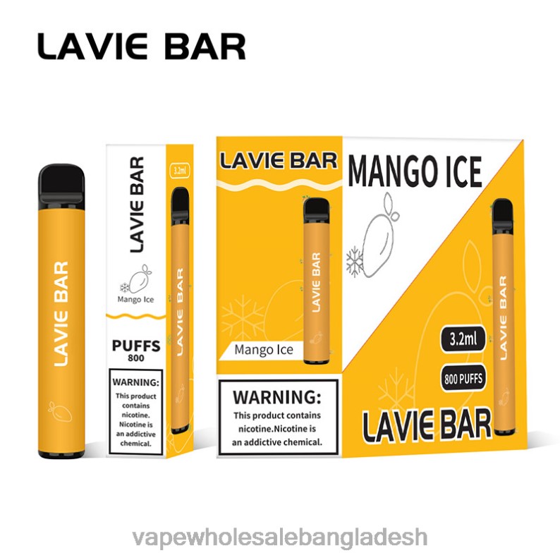Vape Bangladesh Price - LAVIE BAR 800 puffs 64RHX309 আমের বরফ