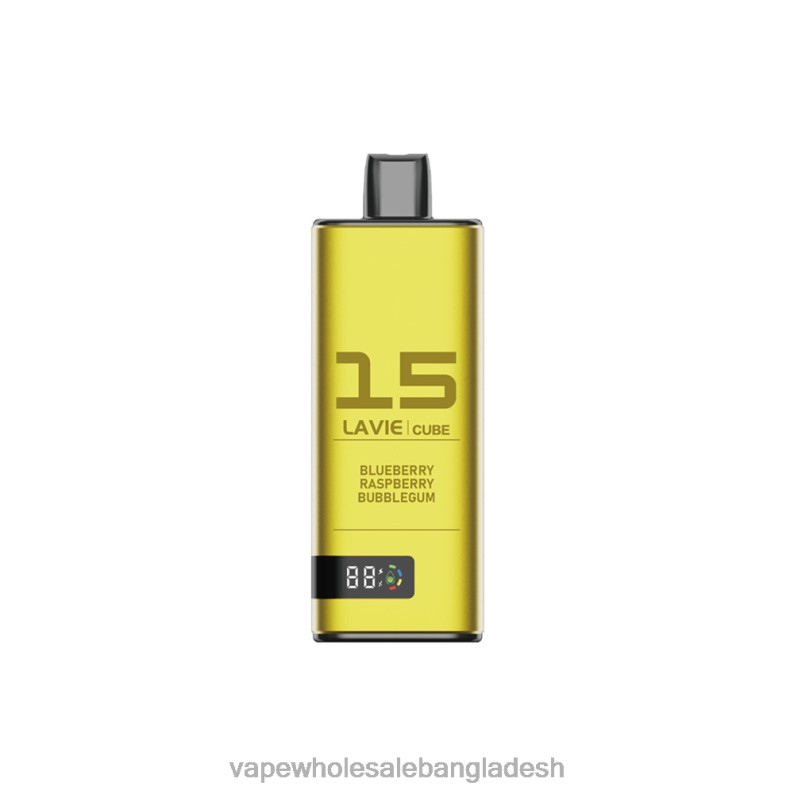 Vape Bangladesh Price - LAVIE Cube 20000 পাফ 64RHX49 ব্লুবেরি রাস্পবেরি বাবলগাম