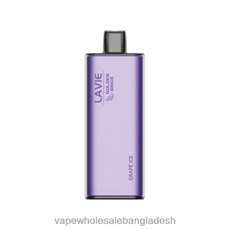 Vape Bangladesh Price - LAVIE GOLDEN BRICK 10000 puffs 64RHX59 আঙ্গুরের বরফ
