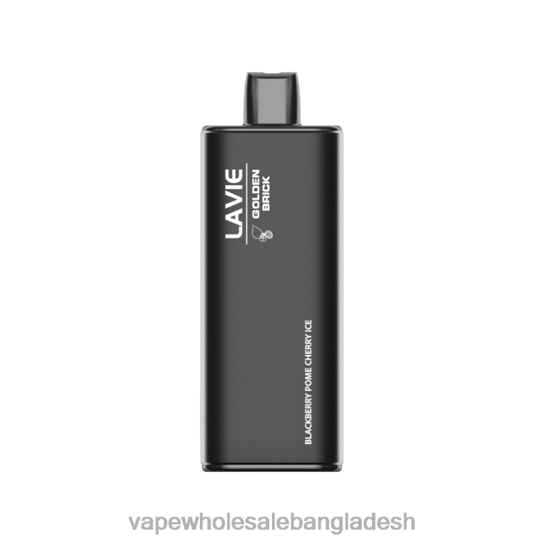 Vape Price In Dhaka - LAVIE GOLDEN BRICK 10000 puffs 64RHX54 ব্ল্যাকবেরি পোম চেরি বরফ