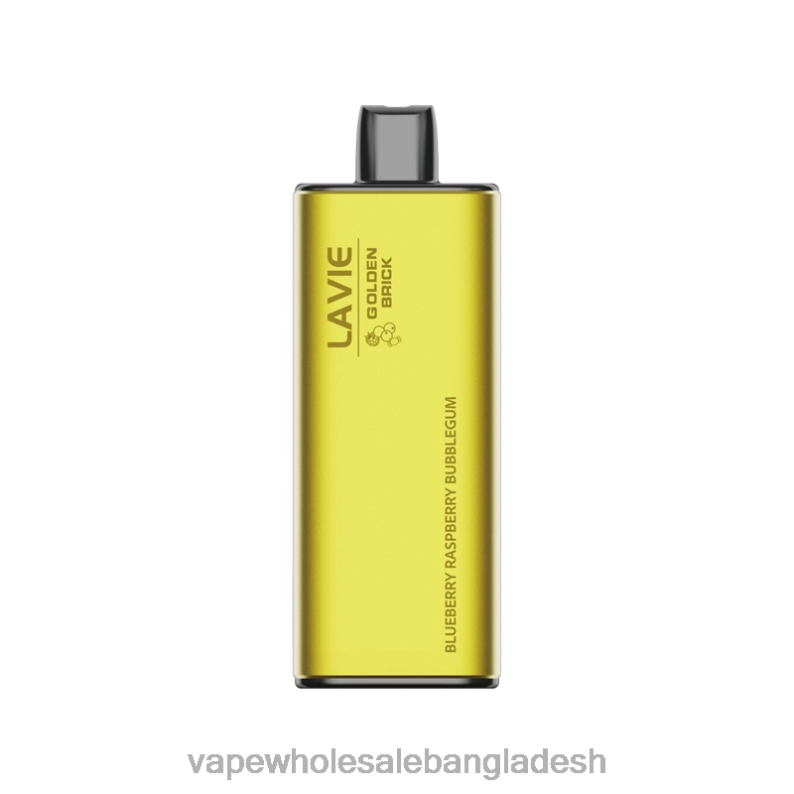 Vape Shop Bd Dhaka - LAVIE GOLDEN BRICK 10000 puffs 64RHX55 ব্লুবেরি রাস্পবেরি বাবলগাম