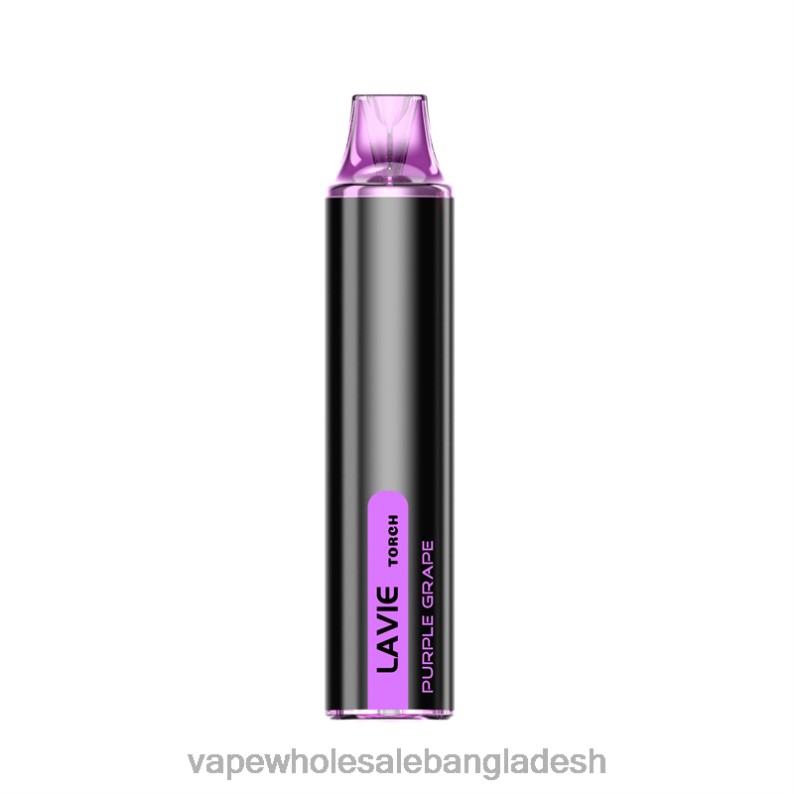 Vape Shop Bd Dhaka - LAVIE Torch 6000 puffs 64RHX135 বেগুনি আঙ্গুর
