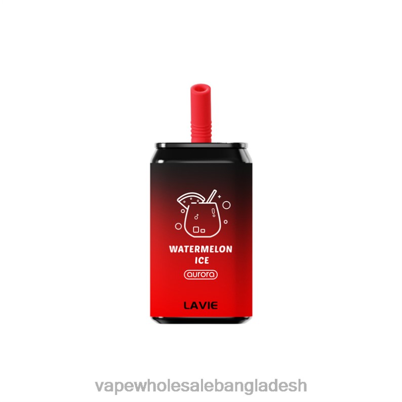 Vape Wholesale Bangladesh - LAVIE Aurora 11000 পাফ 64RHX141 তরমুজ বরফ